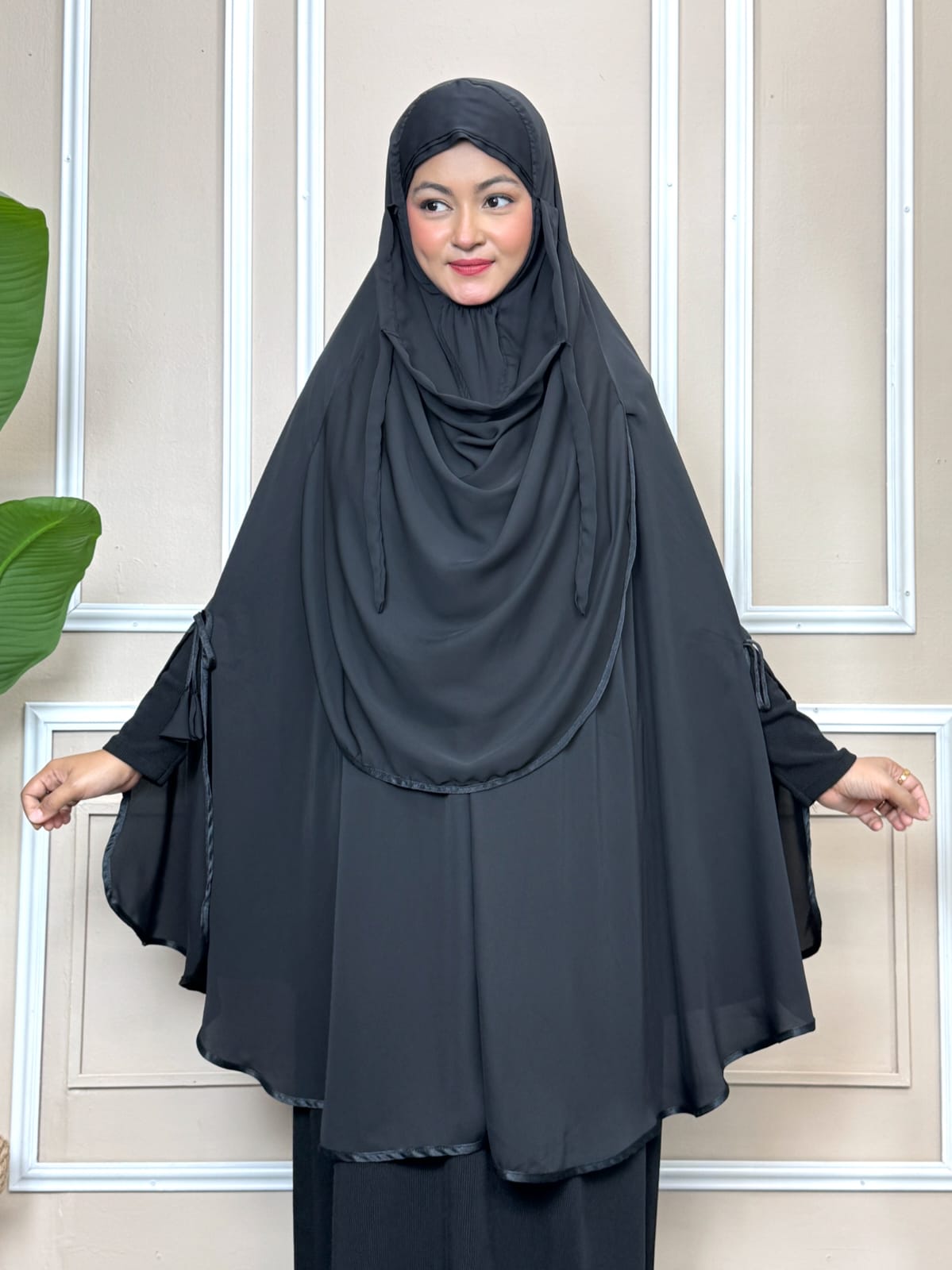 IK01 - Ikra Hijab - Black Color